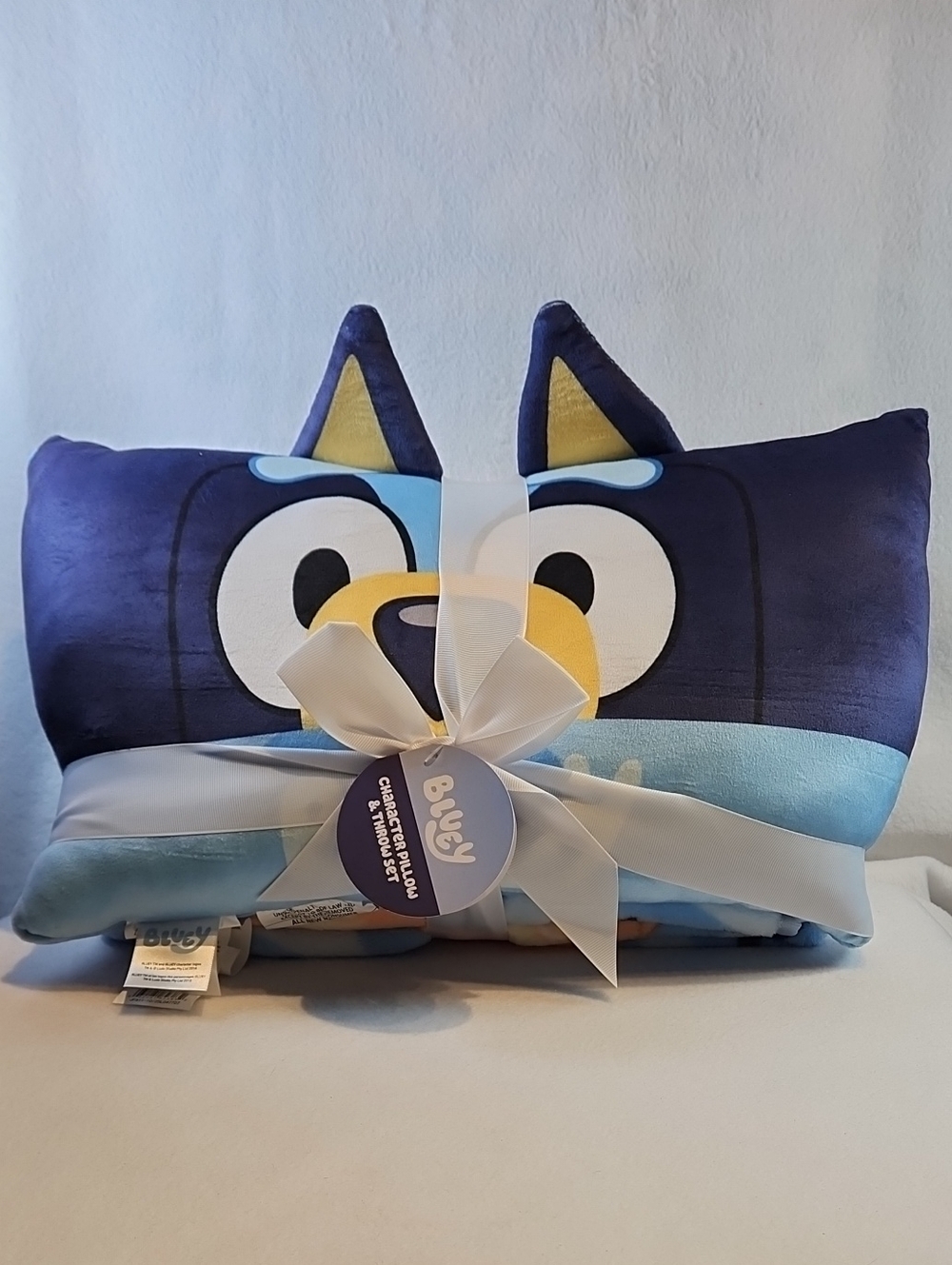 LODO BBC STUDIOS BLUEY Kids Pillow AND PLUSH BLANKET